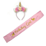 8set/lot  Gold Unicorn Horn Flower