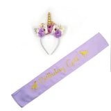8set/lot  Gold Unicorn Horn Flower