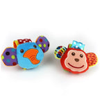 Baby Hand Rattles Toys Animal Socks