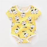 Bodysuit  Summer Baby Boy Sets Baby Girl Sets
