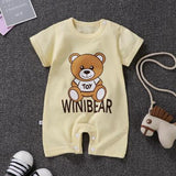 Pink Lovely Cartoon Summer Baby Boy Sets Baby Girl Sets