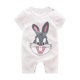 Pink Lovely Cartoon Summer Baby Boy Sets Baby Girl Sets