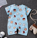 Pink Lovely Cartoon Summer Baby Boy Sets Baby Girl Sets