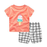 Roupa Infantil Menina Summer Baby Boy Sets Baby Girl Sets
