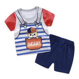 Yellow Plane Summer Baby Boy Sets Baby Girl Sets