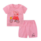 2019 Cartoon Summer Summer Baby Boy Sets Baby Girl