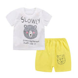 2019 Cartoon Summer Summer Baby Boy Sets Baby Girl