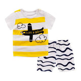 new design kitty Summer Baby Boy Sets Baby Girl