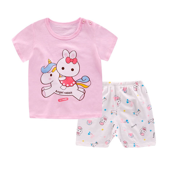 Baby Girl Unicorn Pattern Lovely Clothing Sets