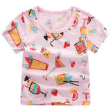 Summer Baby Kids Short Sleeves T-shirts