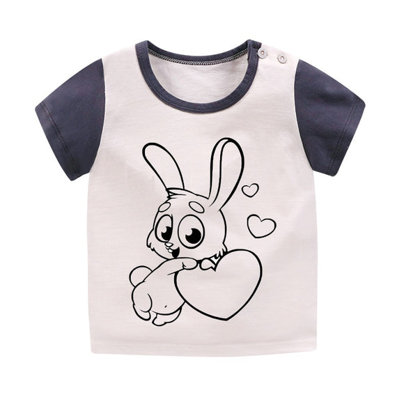 Hot Selling Summer Baby Boy Cartoon Rabbit