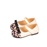 Kids Baby Girls shoes Solid Bow Single